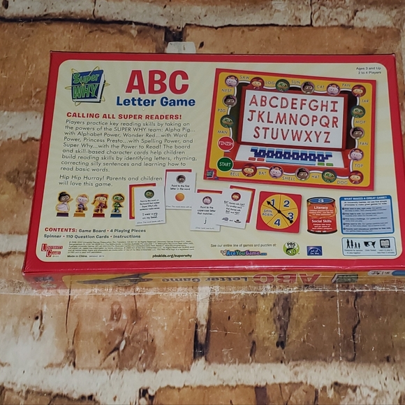 Super Why! ABC Letter Game sealed new in box - Picture 3 of 3